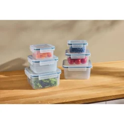 SILVERCREST® Frischhaltedosen-Set, 6 Stück - B-Ware