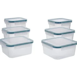 SILVERCREST® Frischhaltedosen-Set, 6 Stück - B-Ware