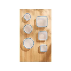 SILVERCREST® Frischhaltedosen-Set, 6-teilig (quadratisch & rund) - B-Ware sehr gut