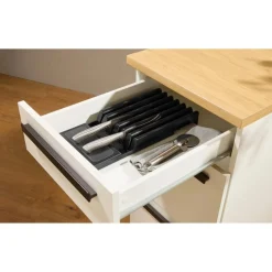 SILVERCREST® Gewürzgläser-Schubladeneinsätze / Küchenmesser-Schubladeneinsatz - B-Ware