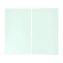 SILVERCREST® Glas-Herdabdeckplatten, 2 Stück (Milchglas) - B-Ware neuwertig