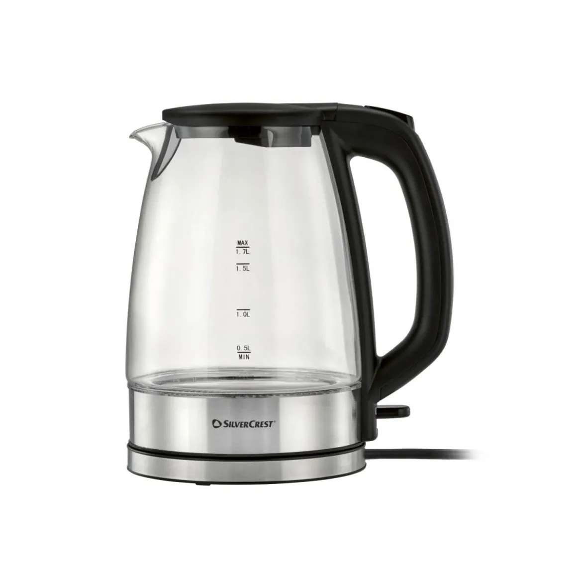 SILVERCREST Glas-Wasserkocher, 1,7 L, 3000 W - B-Ware sehr gut