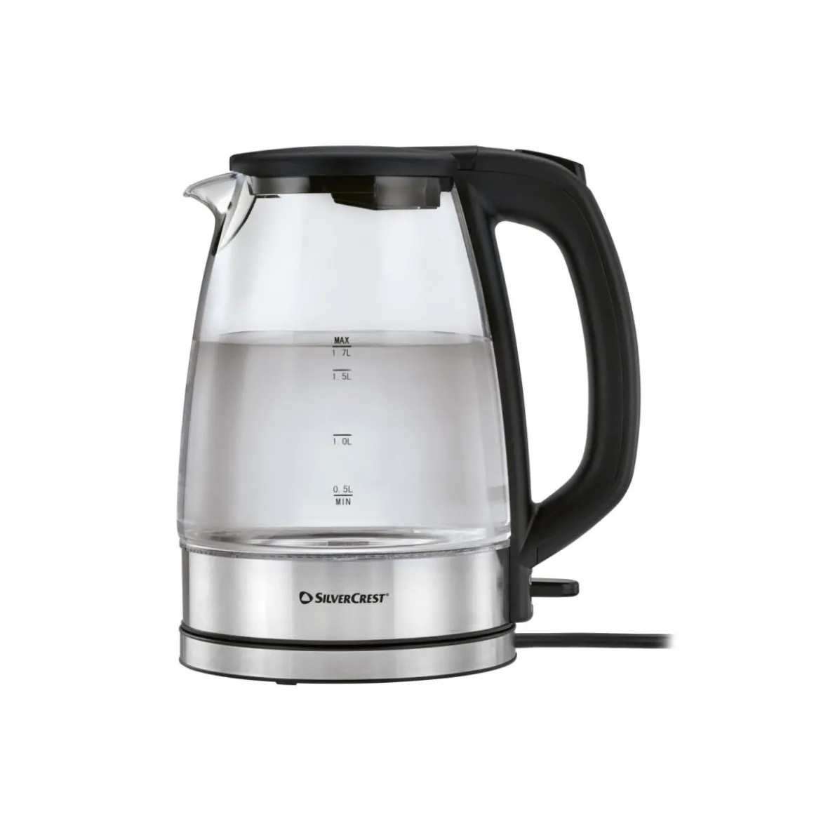 SILVERCREST Glas-Wasserkocher, 1,7 L, 3000 W - B-Ware sehr gut