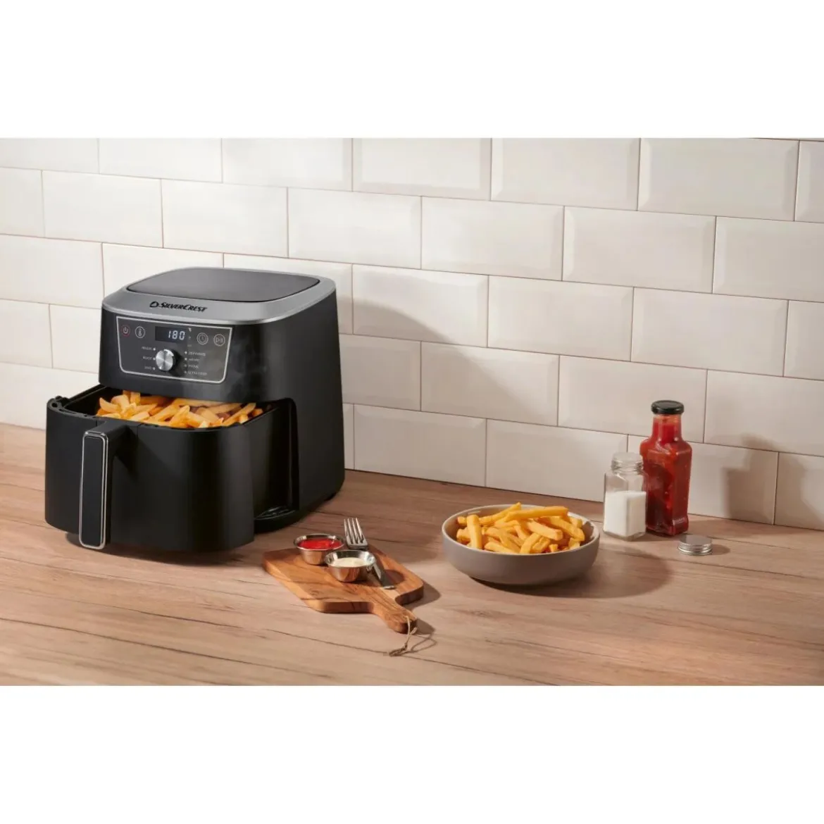 SILVERCREST® Heißluftfritteuse »SHFD 2150 B2«, 6,7 l - B-Ware