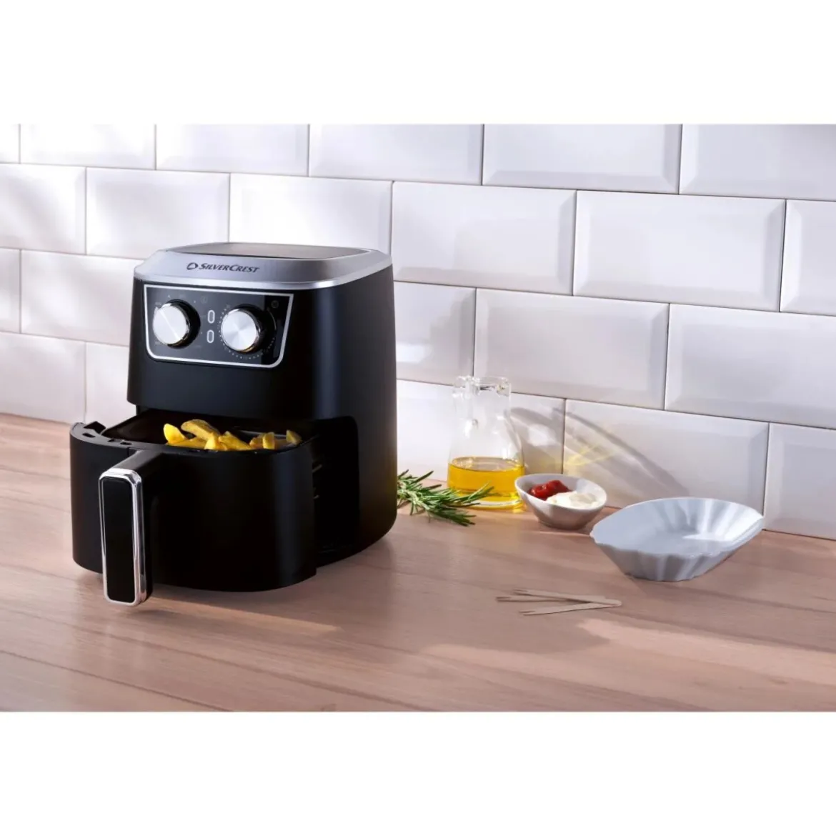 SILVERCREST® Heißluftfritteuse »SHLF 1000 E1«, 2 l - B-Ware neuwertig