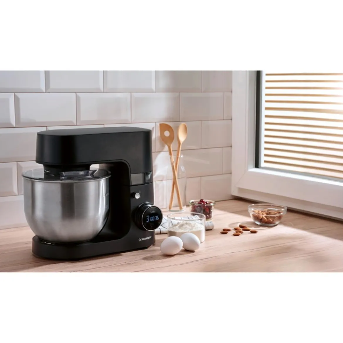 SILVERCREST® Küchenmaschine »SKM 600 F1«, schwarz - B-Ware
