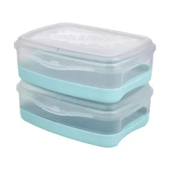 SILVERCREST® Kühl-Lunchboxen/ Kühl-Partycontainer/ Kühl-Tortenglocke (Kühl-2er Set) - B-Ware sehr gut