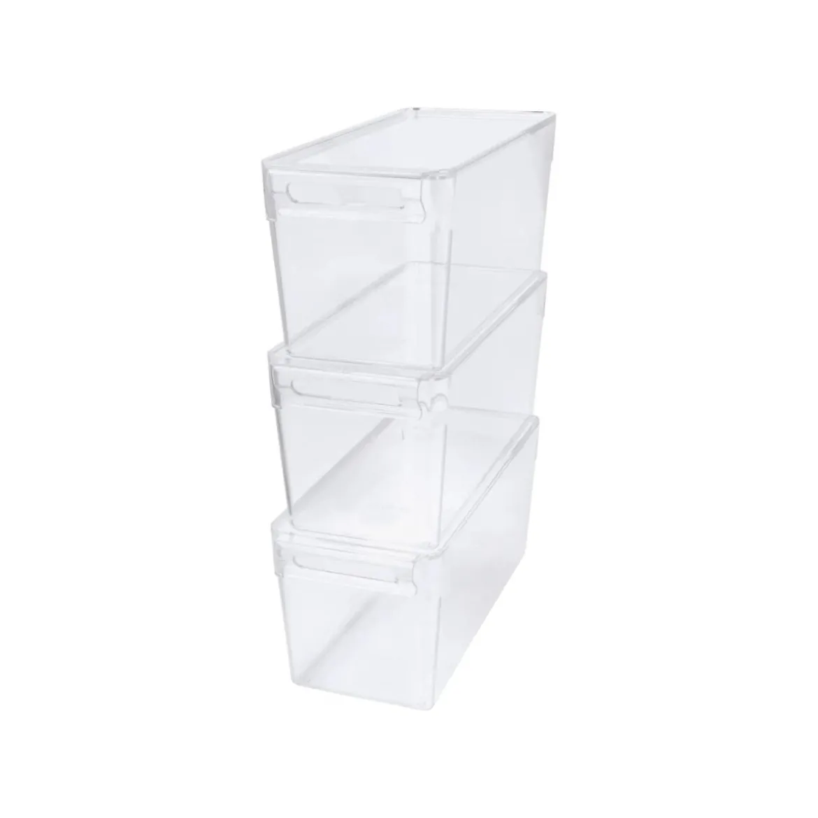 SILVERCREST® Kühlschrank Organizer mit Deckel, 3er Set - B-Ware