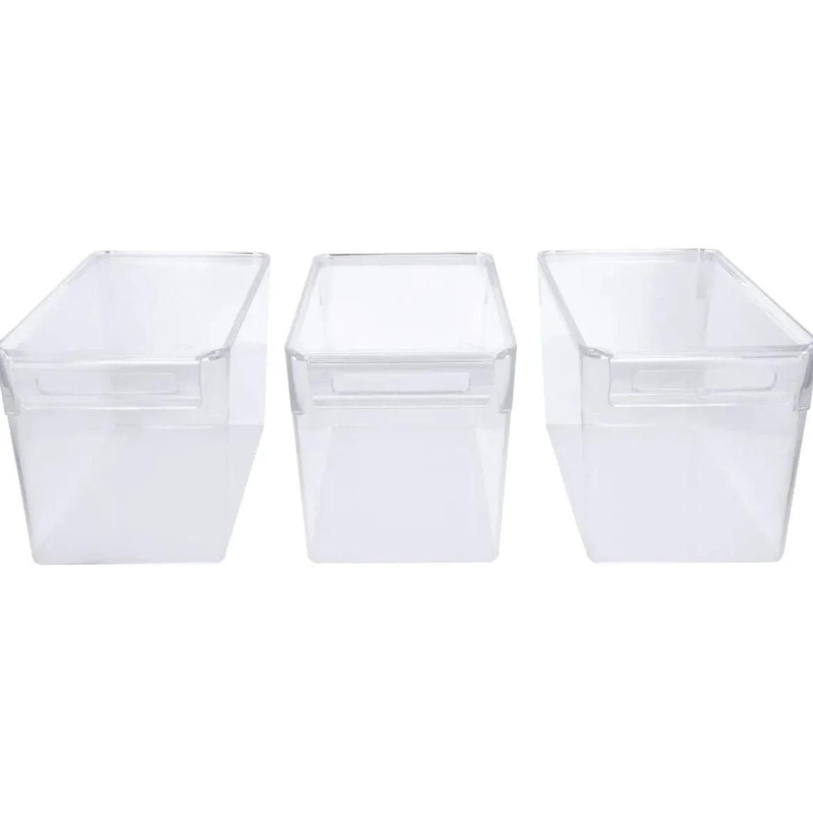 SILVERCREST® Kühlschrank Organizer mit Deckel, 3er Set - B-Ware