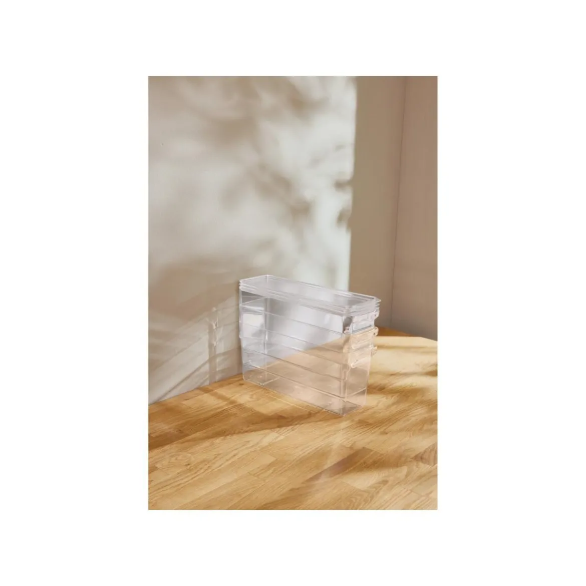 SILVERCREST® Kühlschrank-Organizer mit Deckel, 3er Set, 3,4 L - B-Ware Transportschaden Kosmetisch