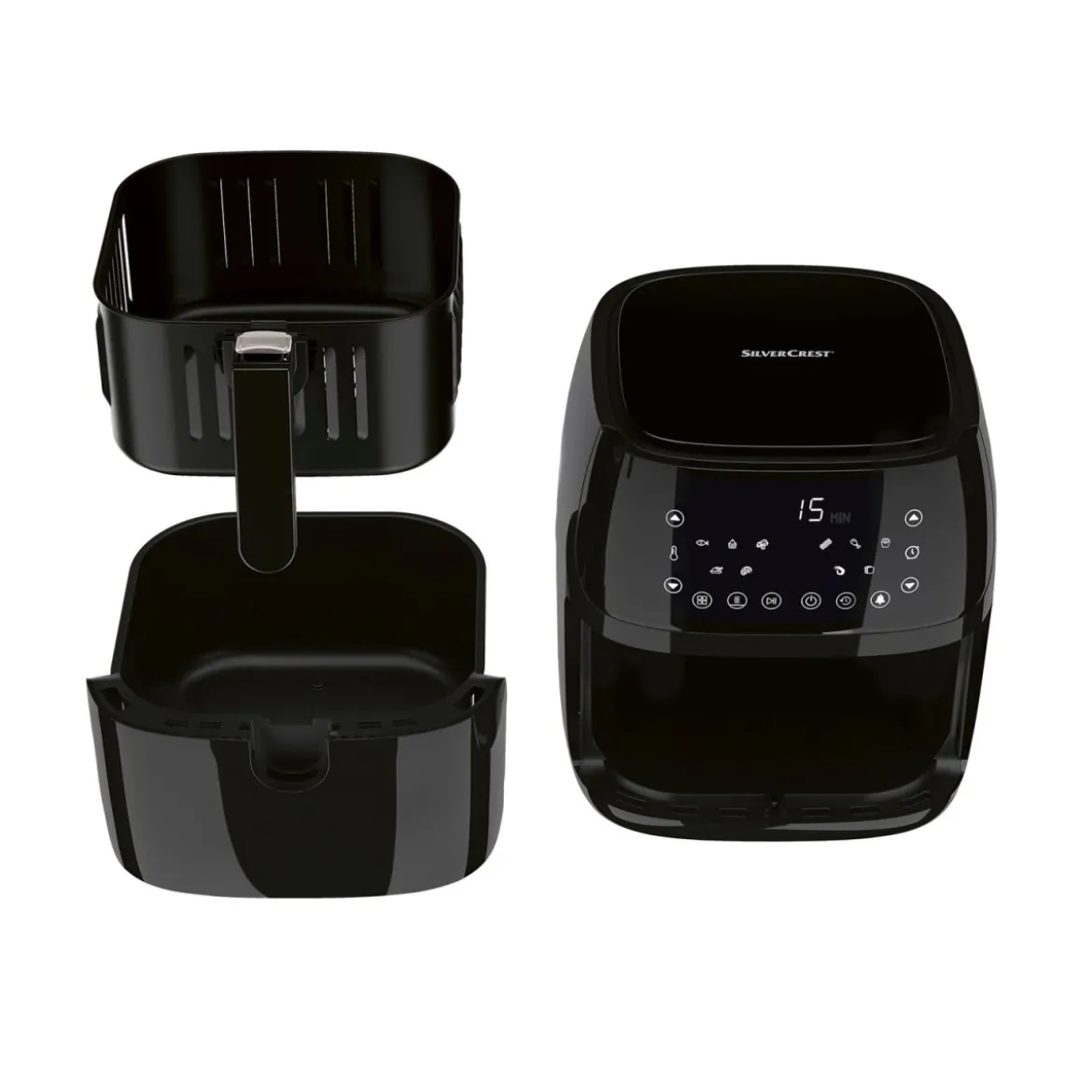 SILVERCREST® KITCHEN TOOLS Digitale Heißluft-Fritteuse XL, »SHFD 2150 A2« 2150 W - B-Ware neuwertig