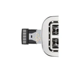 SILVERCREST® KITCHEN TOOLS Doppelschlitz-Toaster Edelstahl »STE 850 E1« (Silber) - B-Ware neuwertig
