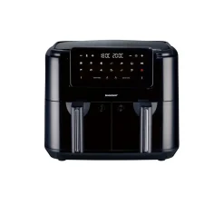 SILVERCREST® KITCHEN TOOLS Doppelzonen Heißtluftfritteuse »A1 SHLFDD 2400«, 2200–2600 W - B-Ware sehr gut