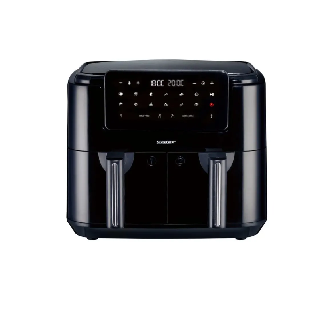 SILVERCREST® KITCHEN TOOLS Doppelzonen Heißtluftfritteuse »A1 SHLFDD 2400«, 2200–2600 W - B-Ware sehr gut