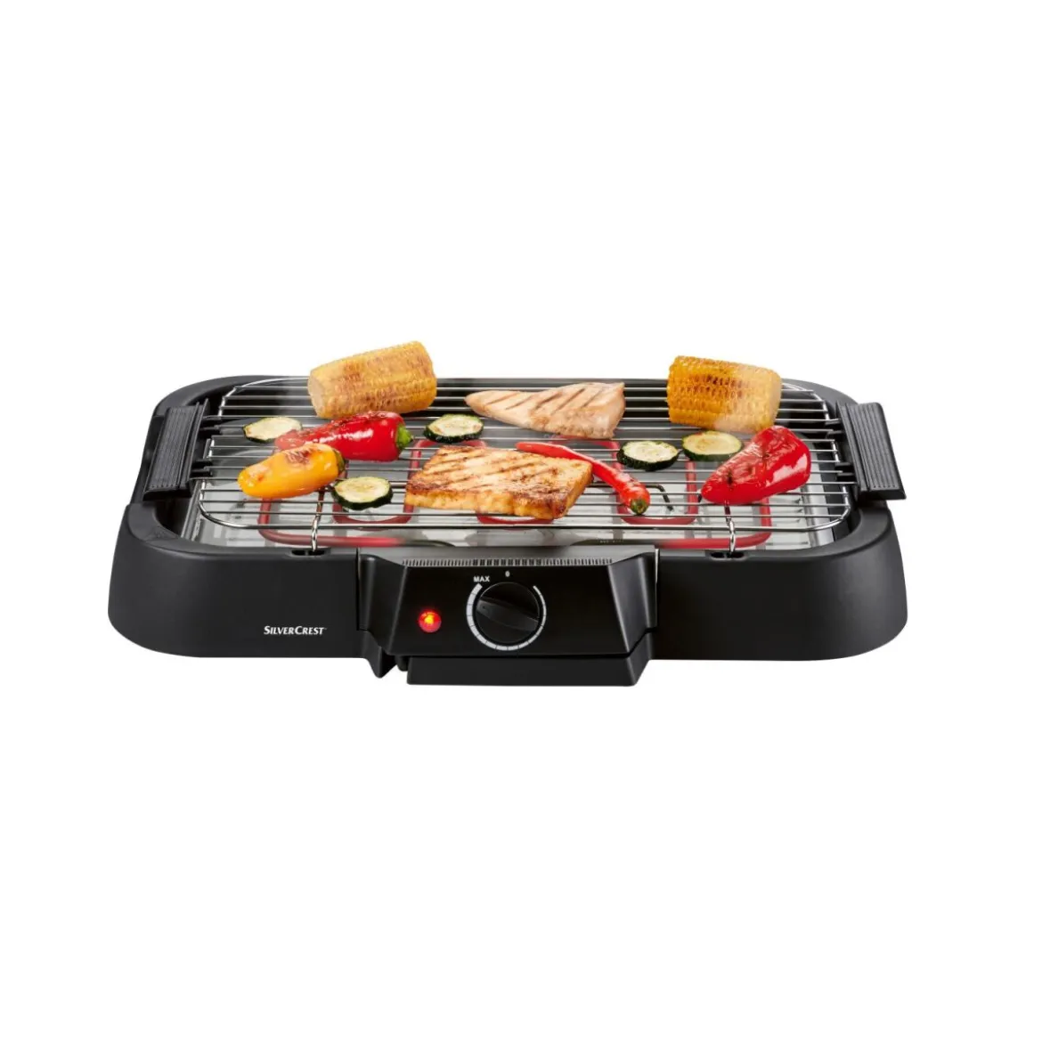 SILVERCREST® KITCHEN TOOLS Elektro-Tisch-und-Stand-Grill STGES 2000 A1, mit stufenloser Temperatureinstellung - B-Ware