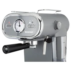 SILVERCREST® KITCHEN TOOLS Espressomaschine/Siebträger Pastell anthrazit SEM 1100 D3 - B-Ware gut