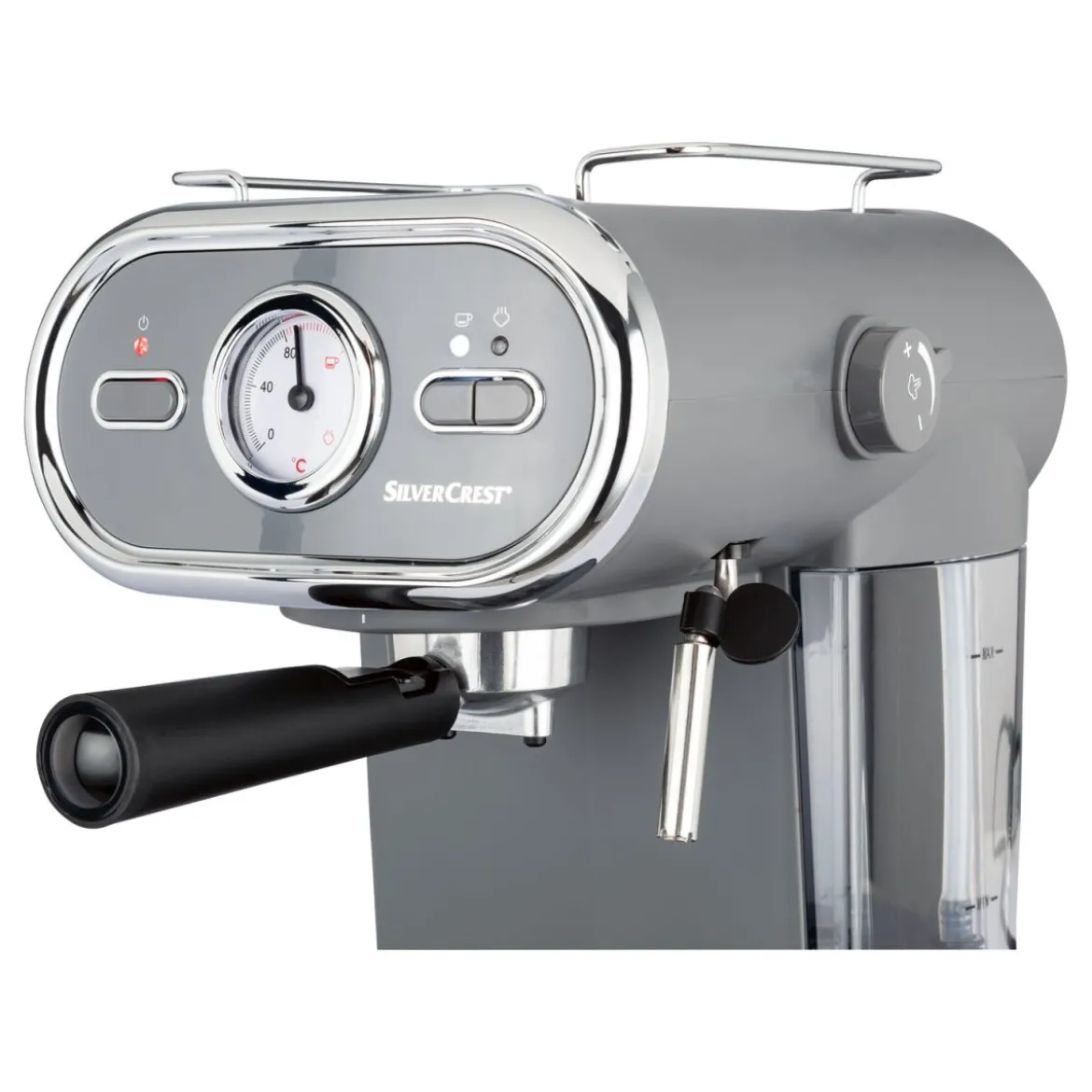 SILVERCREST® KITCHEN TOOLS Espressomaschine/Siebträger Pastell anthrazit SEM 1100 D3 - B-Ware gut