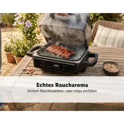 SILVERCREST® KITCHEN TOOLS Heißluftfritteuse mit Grill- und Räucherfunktion »SHLFS 2200 A1«, 2200 W, 3,8 l - B-Ware