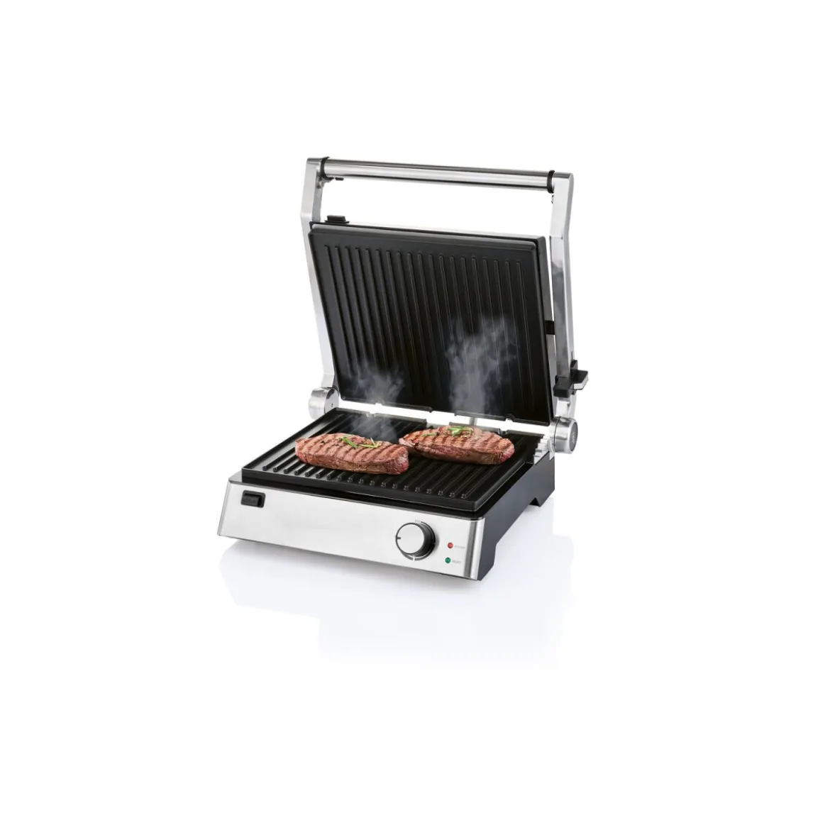 SILVERCREST® KITCHEN TOOLS Kontaktgrill SKGE 2000 D3, 180° aufklappbar - B-Ware