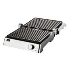 SILVERCREST® KITCHEN TOOLS Kontaktgrill SKGE 2000 D3, 180° aufklappbar - B-Ware