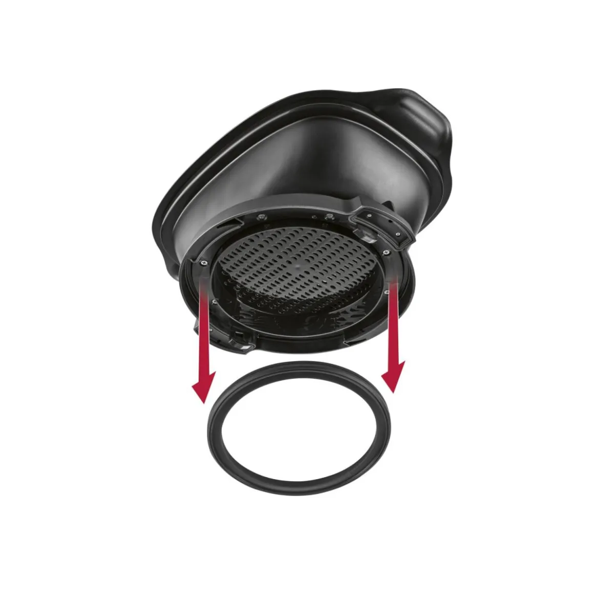 SILVERCREST® KITCHEN TOOLS Monsieur Cuisine smart SKMS 1200 B2, rot - B-Ware neuwertig