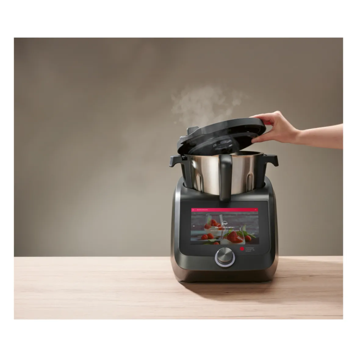 SILVERCREST® KITCHEN TOOLS Monsieur Cuisine smart SKMS 1200 C1, anthrazit - B-Ware
