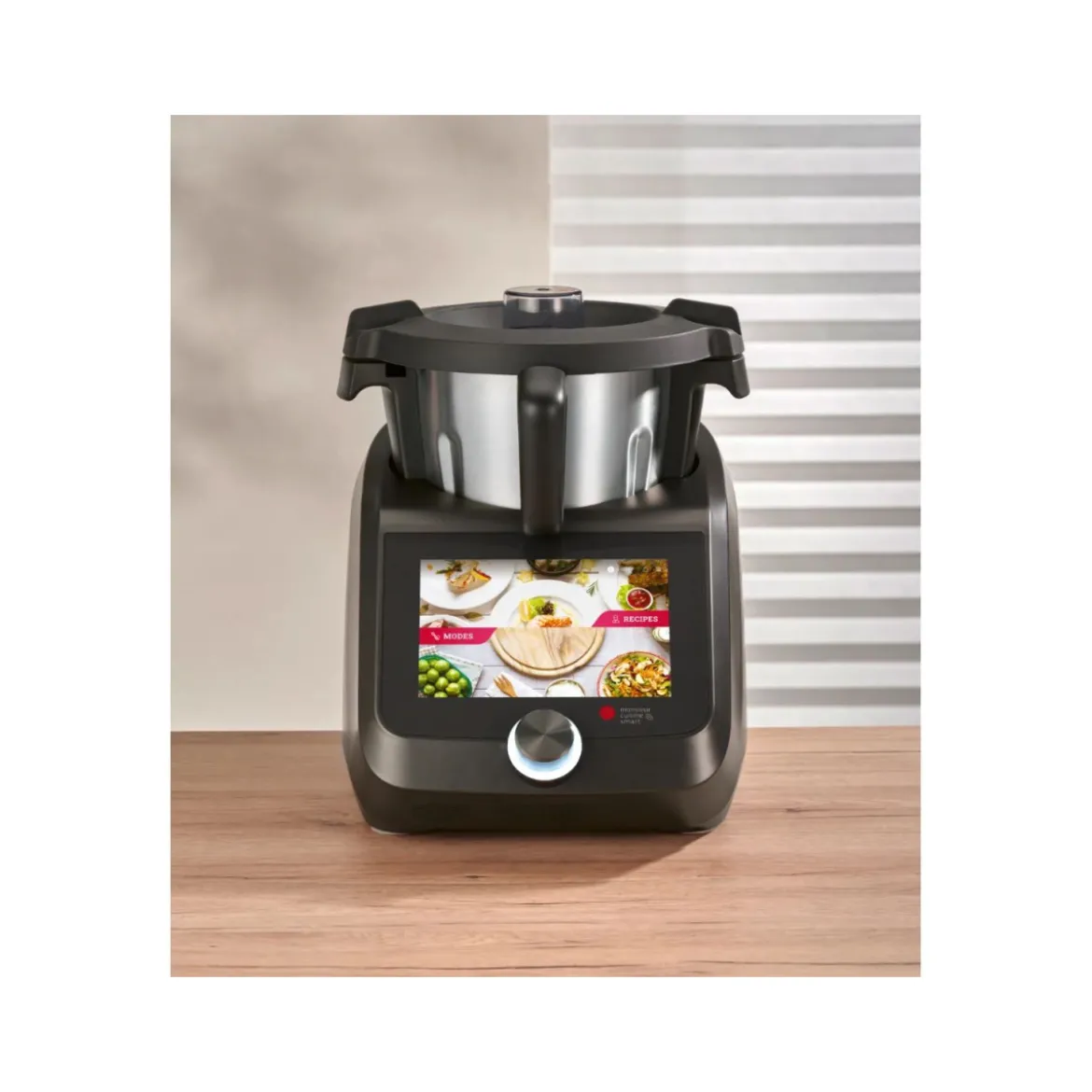 SILVERCREST® KITCHEN TOOLS Monsieur Cuisine smart SKMS 1200 C1, anthrazit - B-Ware