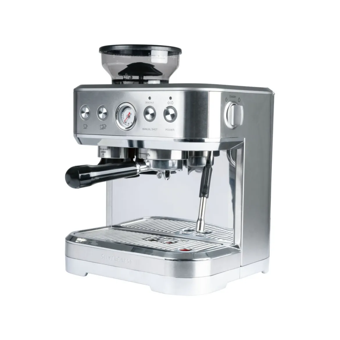 SILVERCREST® KITCHEN TOOLS Profi-Siebträgermaschine SSMP 1770 A2, mit integriertem Mahlwerk - B-Ware gut