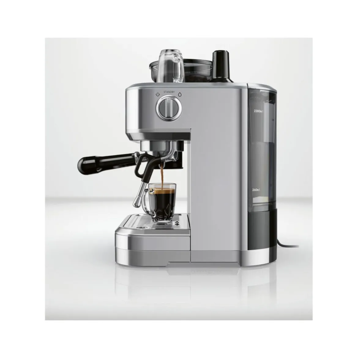 SILVERCREST® KITCHEN TOOLS Profi-Siebträgermaschine SSMP 1770 A2, mit integriertem Mahlwerk - B-Ware gut