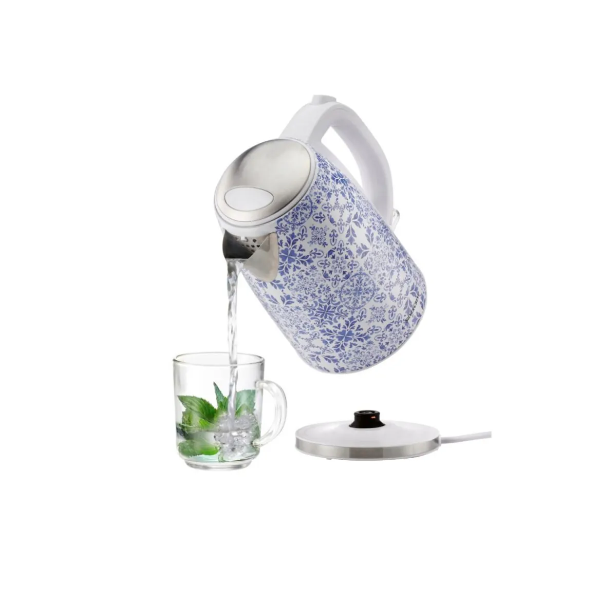 SILVERCREST® KITCHEN TOOLS Wasserkocher SWKP 2400 A1, edelstahl - B-Ware