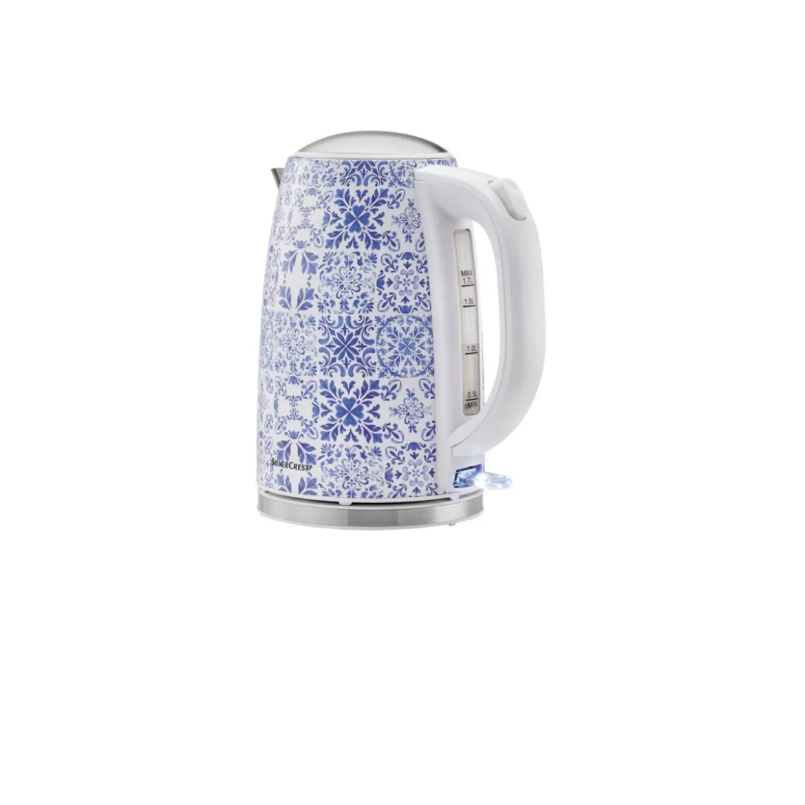 SILVERCREST® KITCHEN TOOLS Wasserkocher SWKP 2400 A1, edelstahl - B-Ware