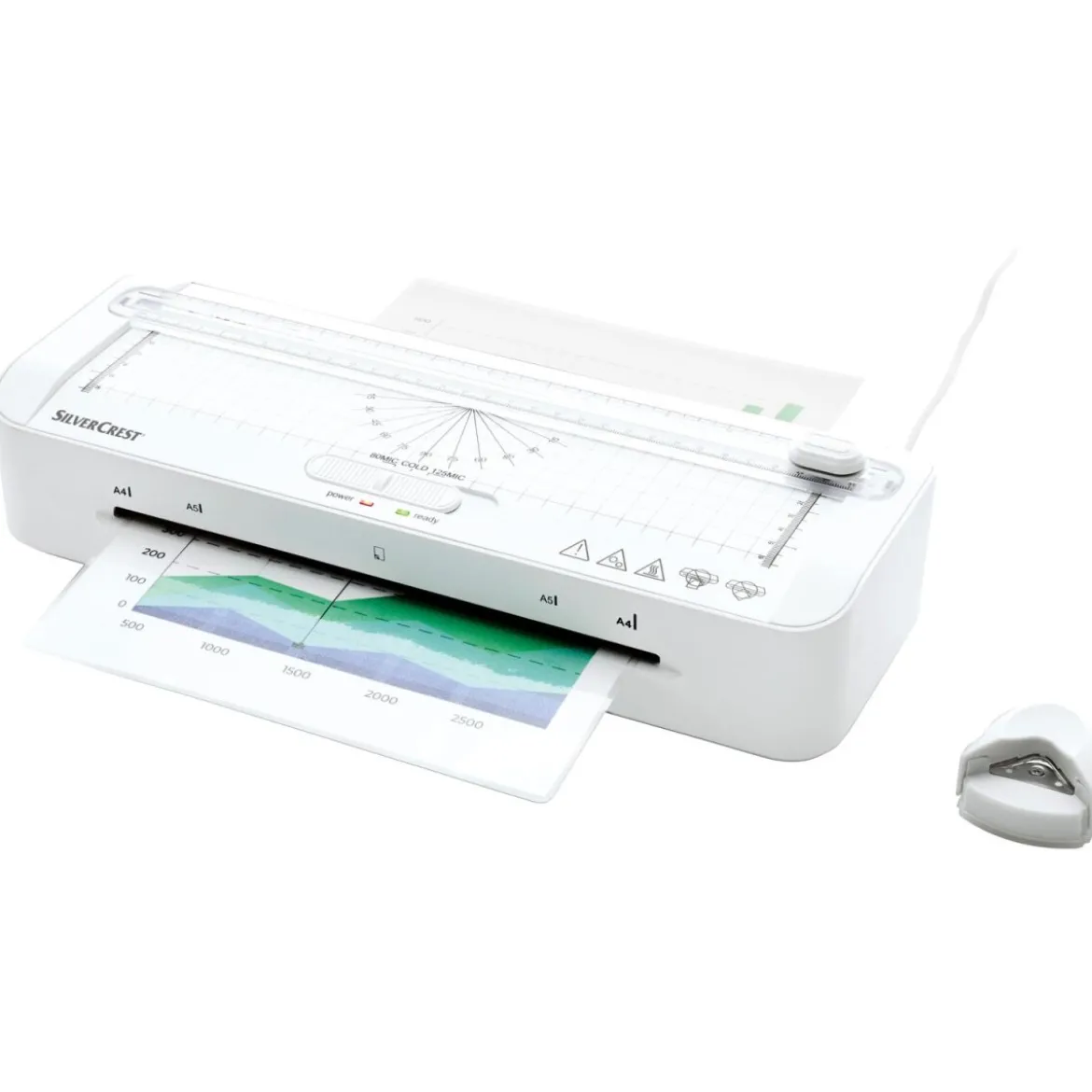 SILVERCREST® Laminiergerät A4 SLG 380 D3, weiß - B-Ware sehr gut