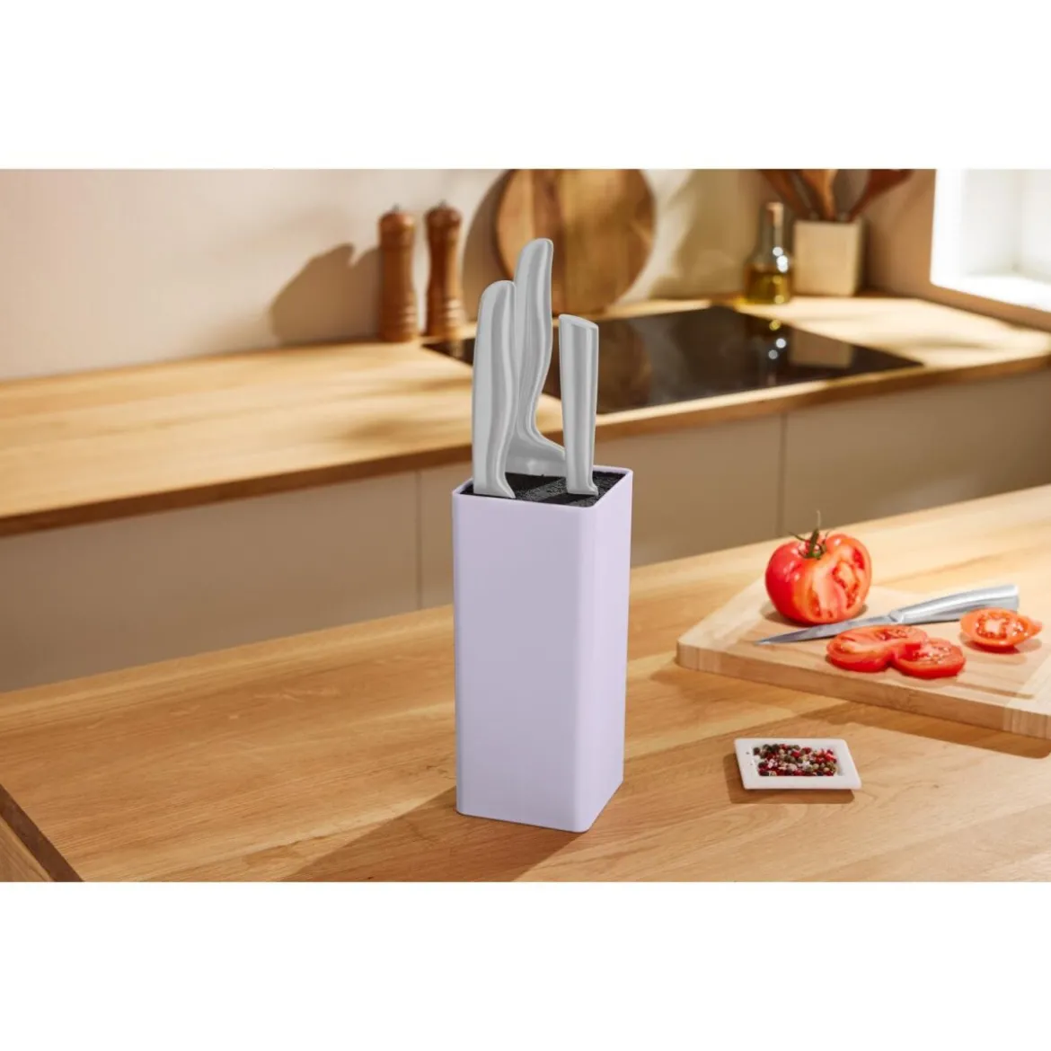 SILVERCREST® Messerblock Pastell - B-Ware