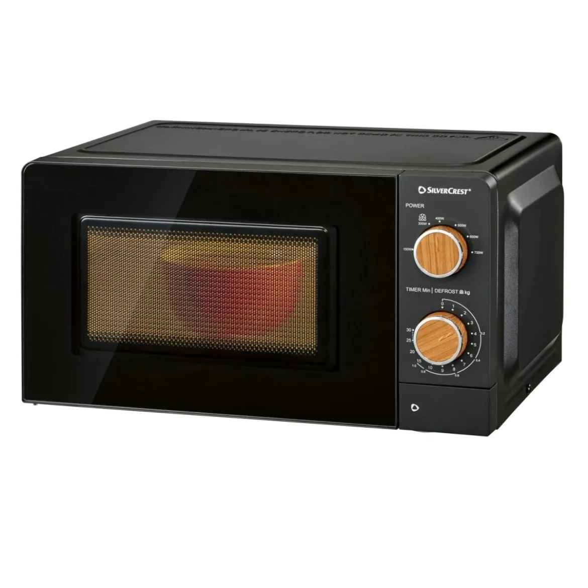 SILVERCREST® Mikrowelle SMWH 700 C1, schwarz - B-Ware