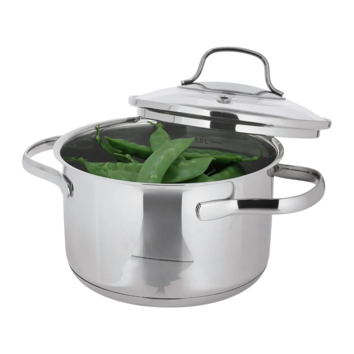SILVERCREST® Premium-Edelstahltopf, Ø 16 cm - B-Ware neuwertig