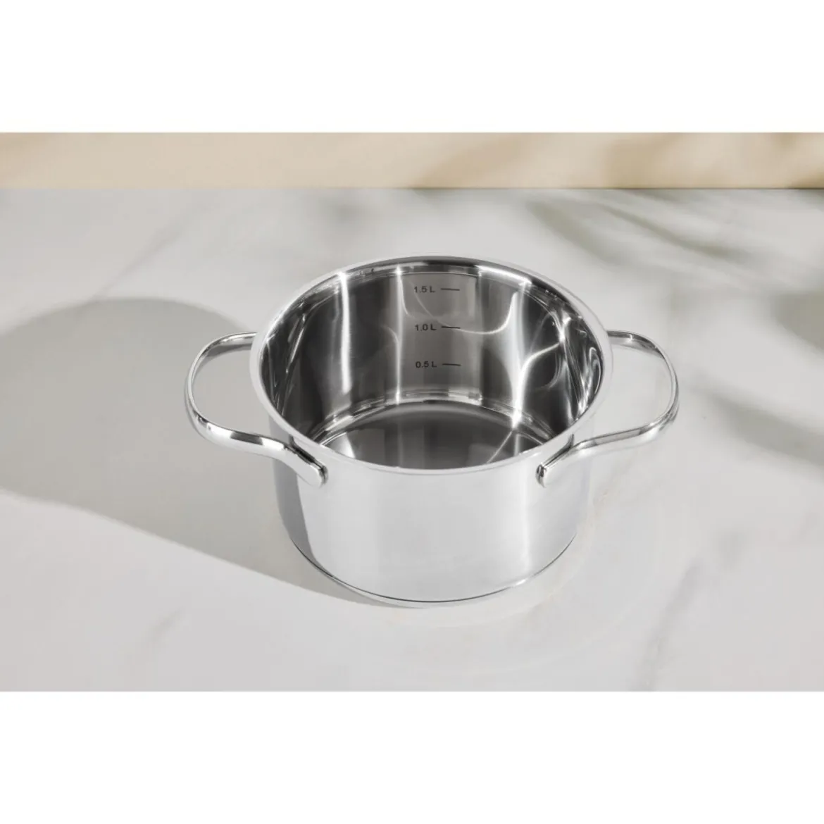 SILVERCREST® Premium-Edelstahltopf, Ø 16 cm - B-Ware neuwertig