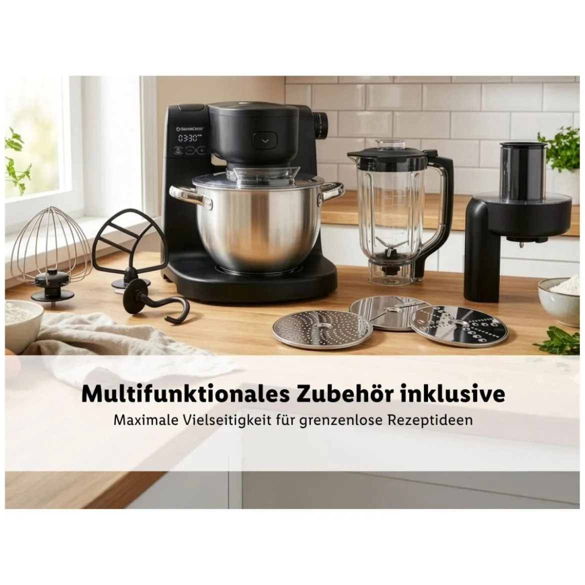 SILVERCREST® Premium-Küchenmaschine »SKMB 1000 A1« - B-Ware