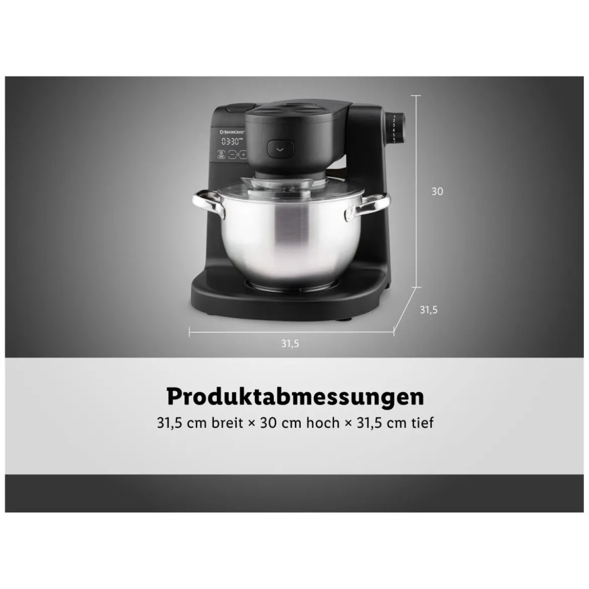 SILVERCREST® Premium-Küchenmaschine »SKMB 1000 A1« - B-Ware