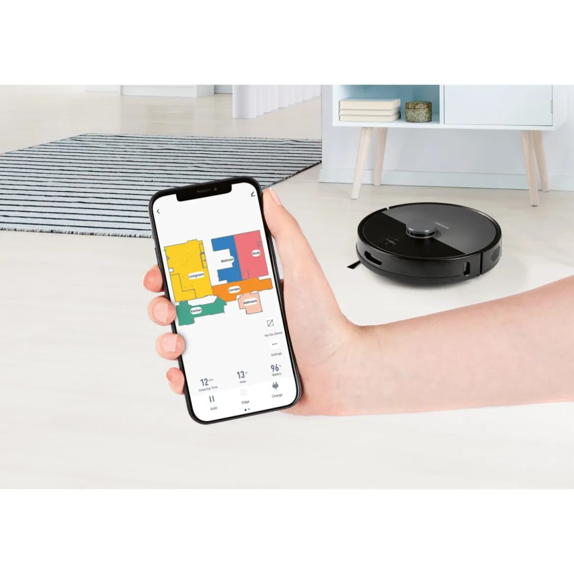 SILVERCREST® Saugroboter mit Absaugstation »SSR AA1«, mit smarter Steuerung - B-Ware
