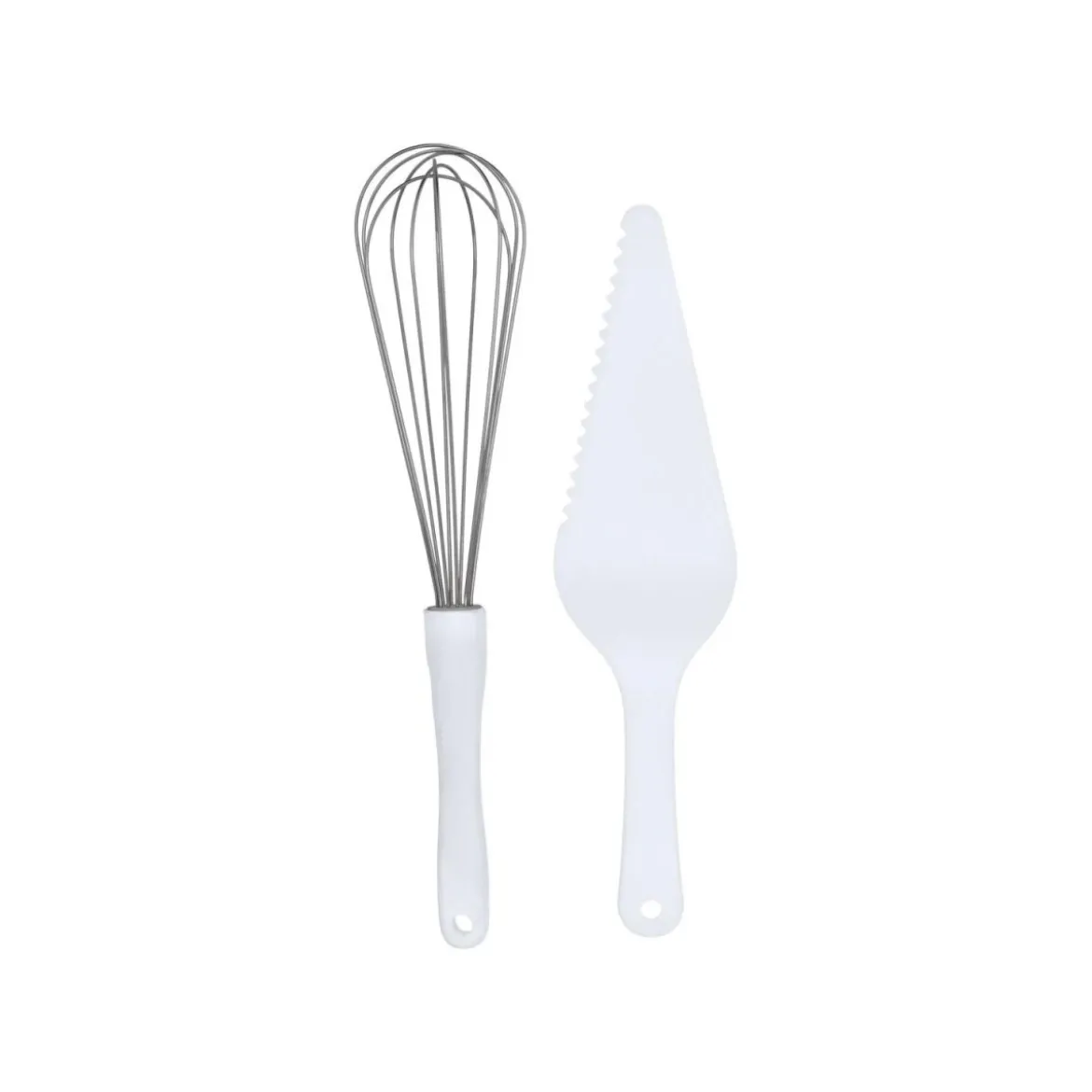 SILVERCREST® Silikonpinsel-Set / Teigschaber-Set / Schneebesen- und Tortenheber-Set (Schneebesen, Tortenheber) - B-Ware neuwertig