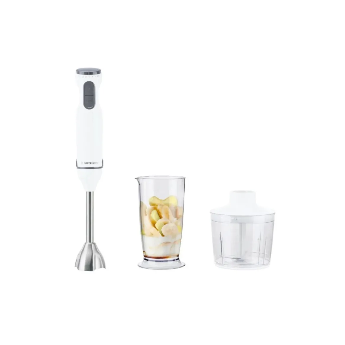 SILVERCREST® Stabmixer-Set Kunststoff »SSMS 600 G7«, 4-teilig - B-Ware