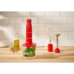 SILVERCREST® Stabmixer-Set »Retro 1973 SSMSR 600 A1« (Rot) - B-Ware sehr gut