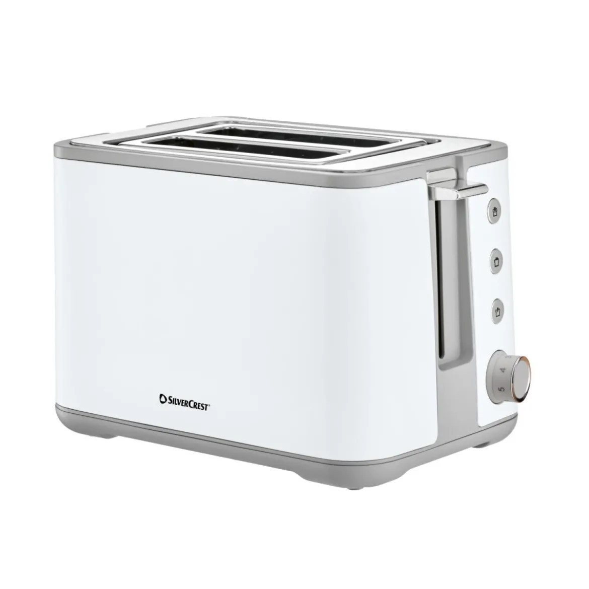 SILVERCREST® Toaster STEC 1050 B1, weiß - B-Ware neuwertig