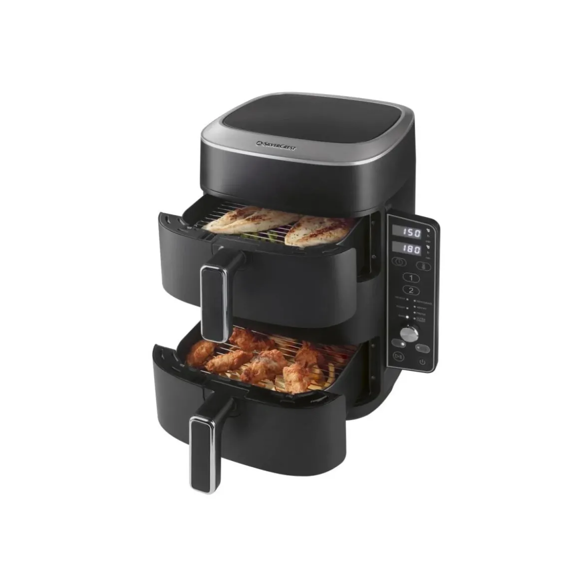SILVERCREST® Tower Air Fryer »SHFDV 2470 A1«, 2x 4,75 l - B-Ware