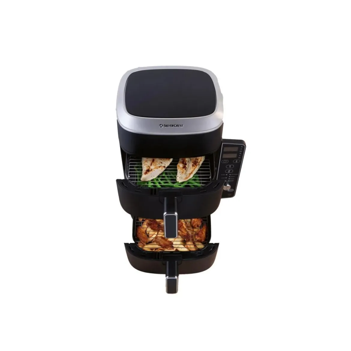 SILVERCREST® Tower Air Fryer »SHFDV 2470 A1«, 2x 4,75 l - B-Ware