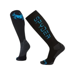 SPYDER Damen Ski Socken (Schwarz/blau, 35-38) - B-Ware neuwertig
