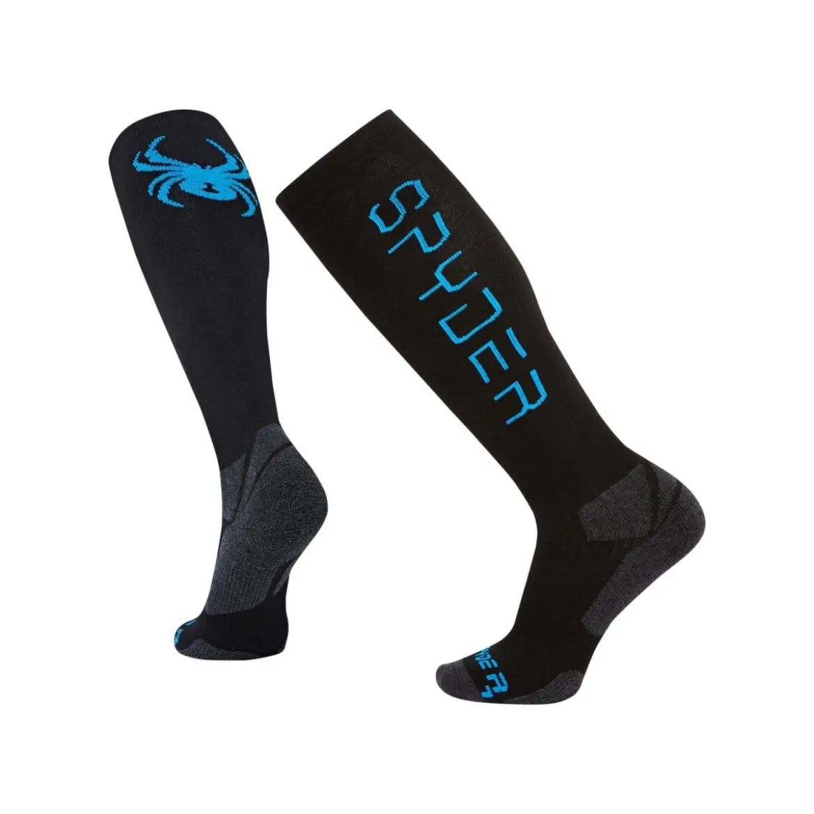 SPYDER Damen Ski Socken (Schwarz/blau, 35-38) - B-Ware neuwertig