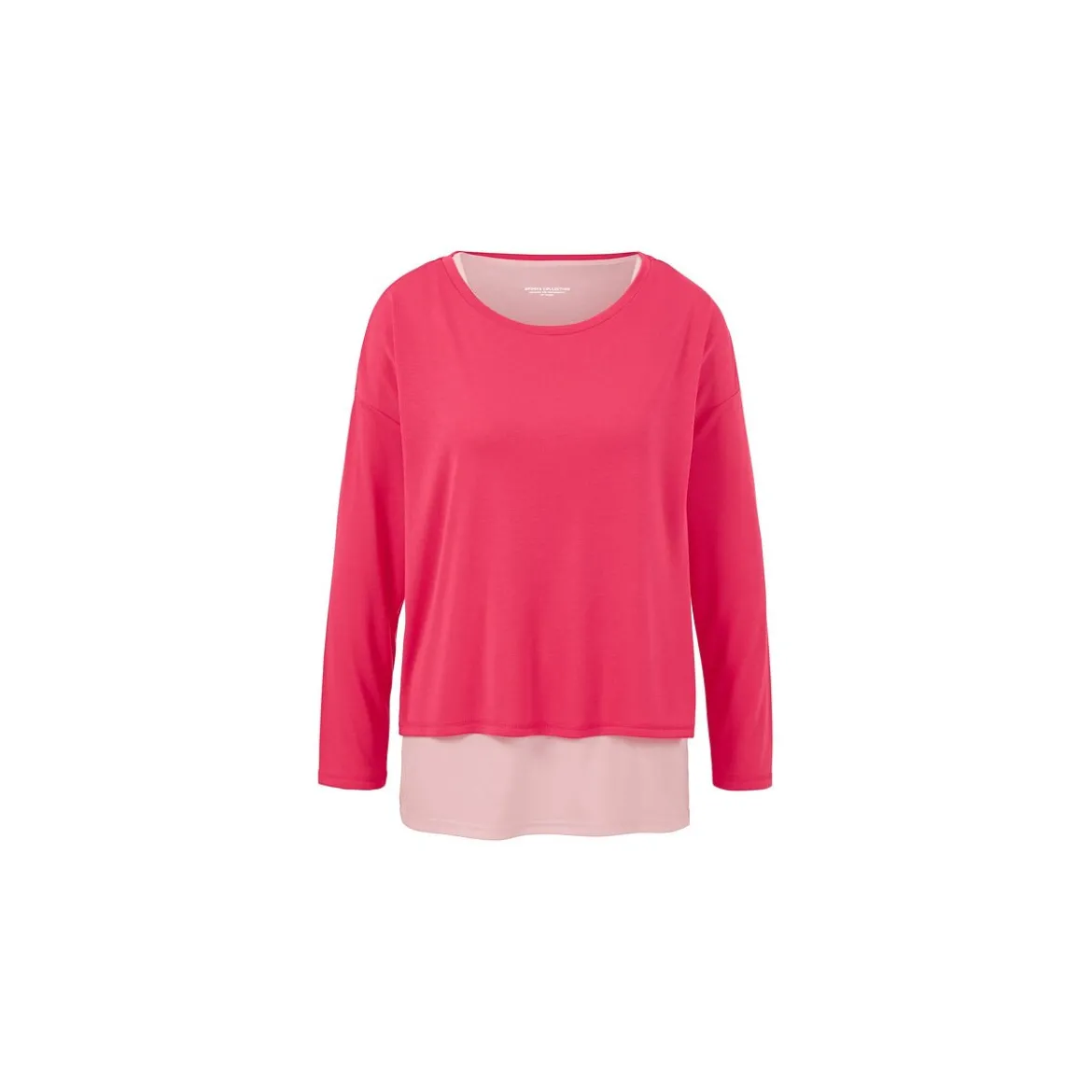 Tchibo Damen Sportshirt, 2 in 1, S 36/38, pink - B-Ware sehr gut