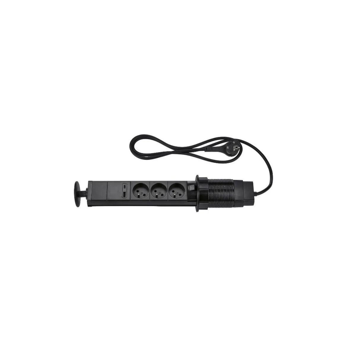 TRONIC® Mehrfach-Steckdosenleiste, 3-fach, schwarz - B-Ware sehr gut