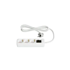 TRONIC® Steckdosenleiste, mit 3 Buchsen, weiß - B-Ware neuwertig
